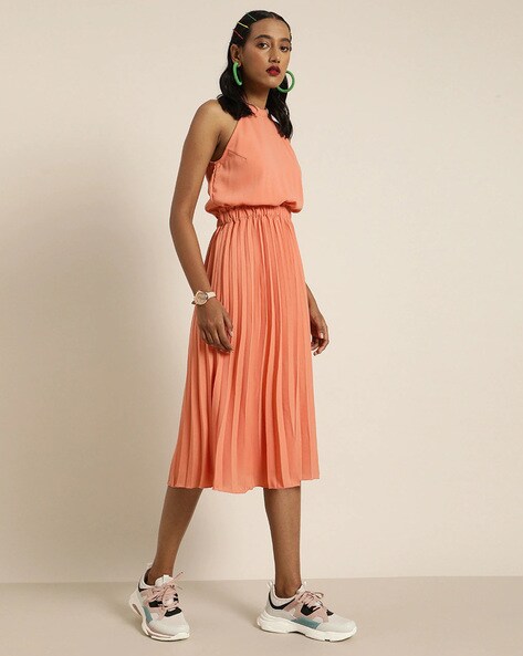 Buy Peach Dresses for Women by MARIE CLAIRE Online