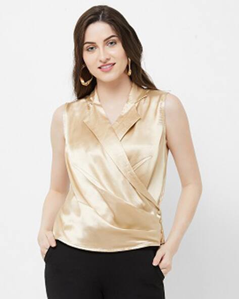 Buy Gold Tops for Women by Mish Online 