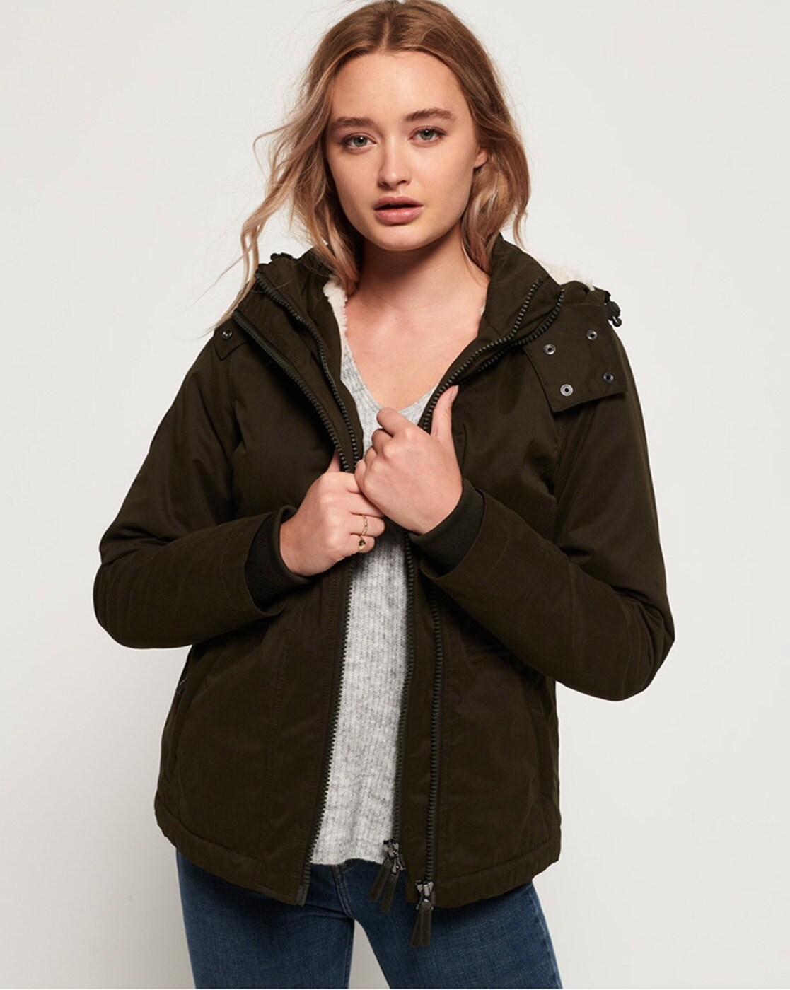 Superdry microfibre wind on sale parka