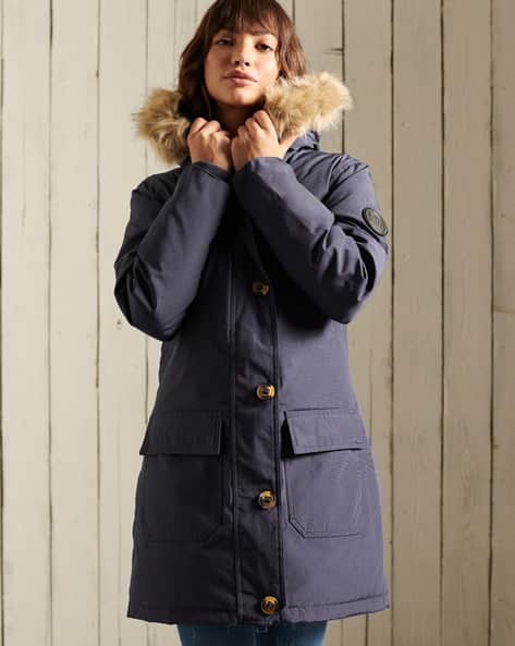Buy Navy Blue Jackets Coats for Women by SUPERDRY Online