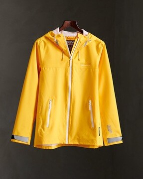 superdry yellow raincoat