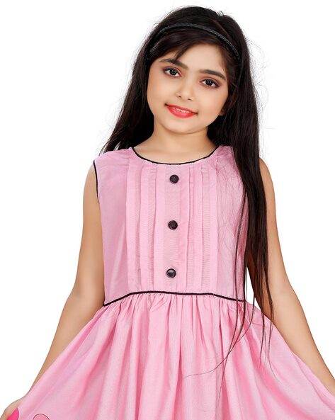 Buy Pink Dresses \u0026 Frocks for Girls by R K MANIYAR Online | Ajio.com