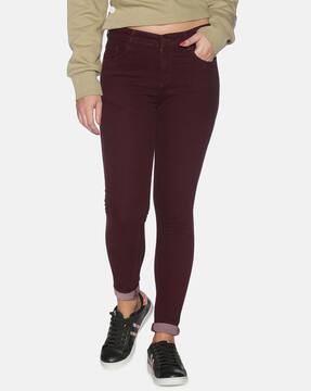 Buy Wine Jeans \u0026 Jeggings for Women by 