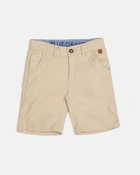 Flat Front Shorts with 5-Pocket Styling