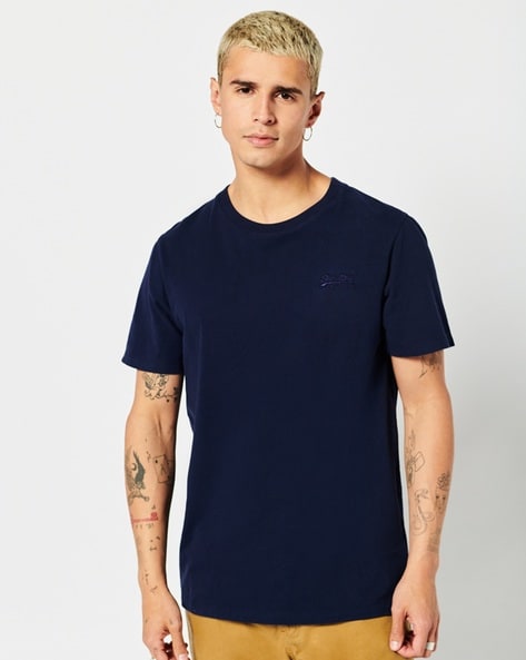 prussian blue t shirt