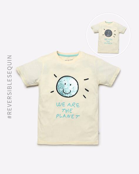 reversible sequin t shirt boy india