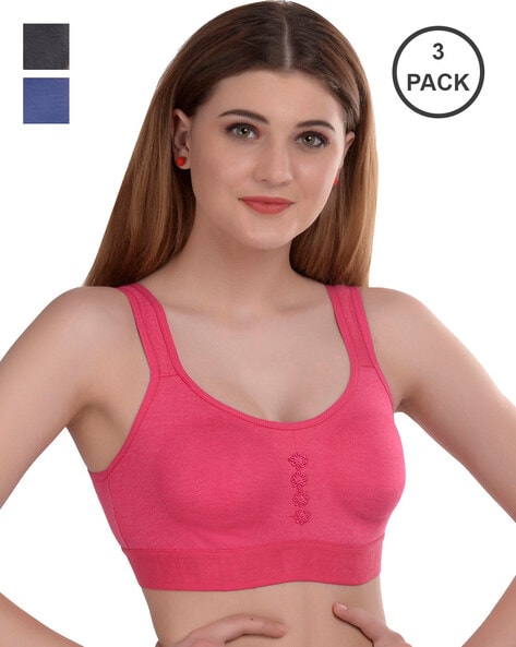 Buy Vermilion Printed Non Padded Bra Online at Best Prices in India -  JioMart.