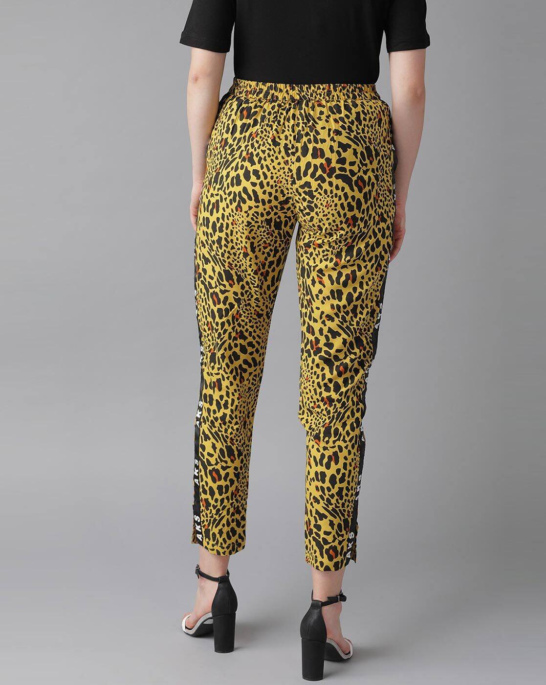 Buy Yellow Trousers \u0026 Pants for Women 