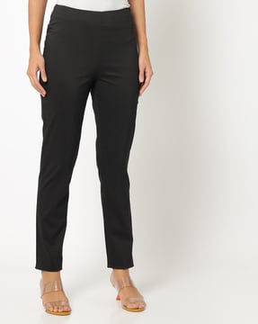 Buy Black Trousers & Pants for Women by Uniquest Online