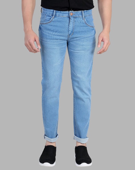 Light Blue Jeans - Buy Light Blue Jeans Online in India