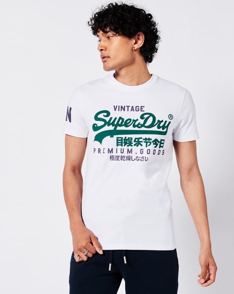 Buy White Tshirts for Men SUPERDRY Online | Ajio.com