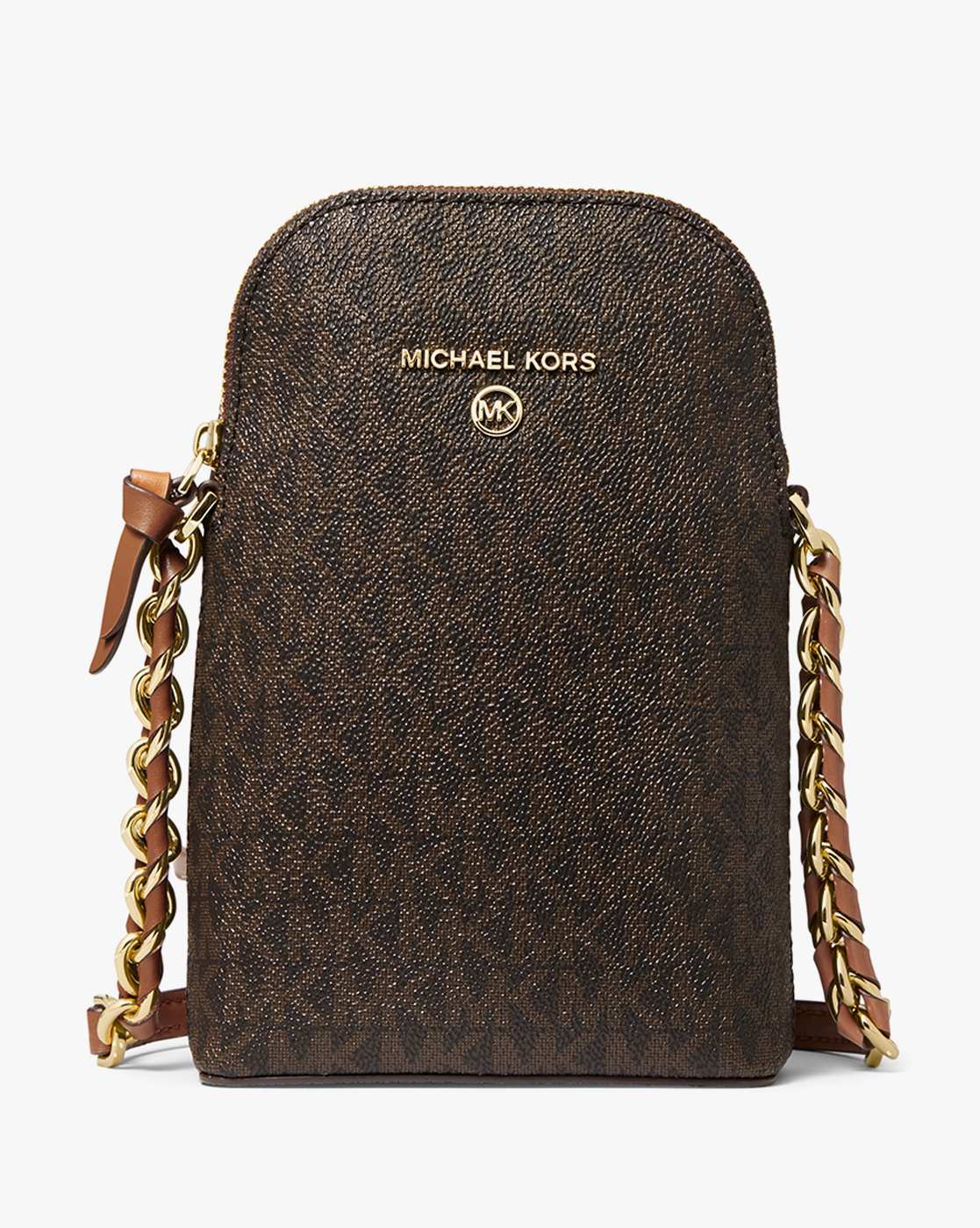 Buy Michael Kors Women Brown MK Logo Crossbody Bag for Women Online |  Trendin