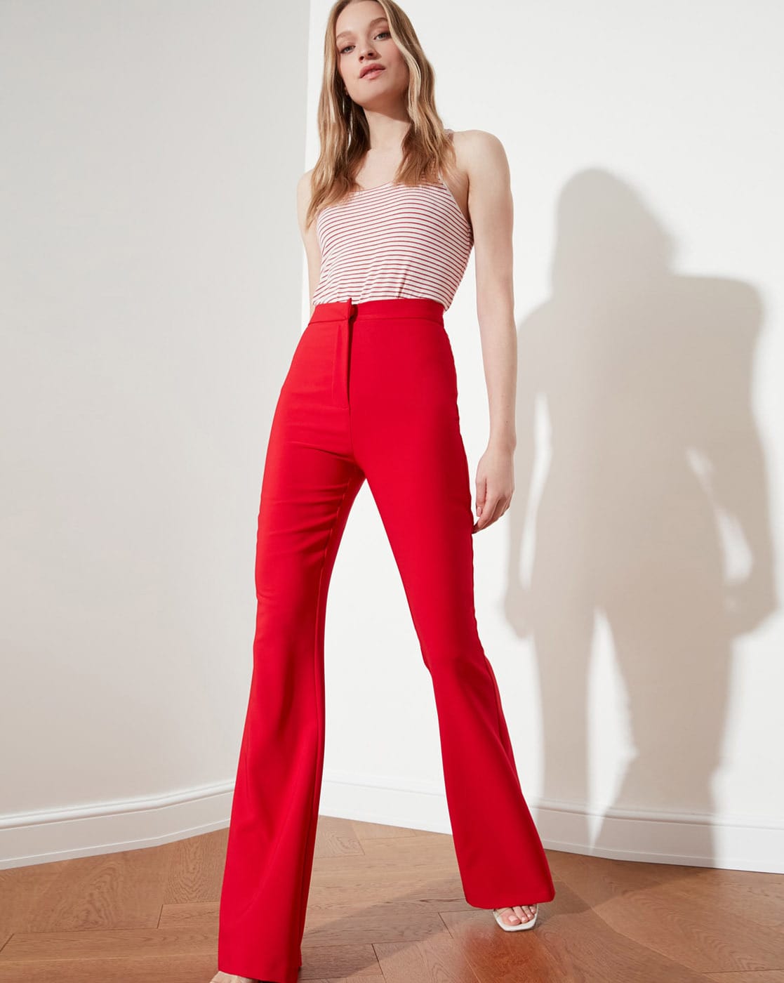 Pocket flared trousers - Woman | MANGO OUTLET Lithuania