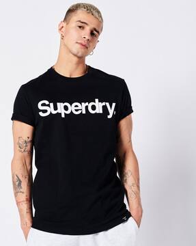 Buy Black Tshirts for Men by SUPERDRY 