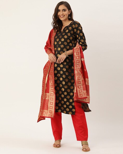 Woven Unstitched Dress Material Price in India