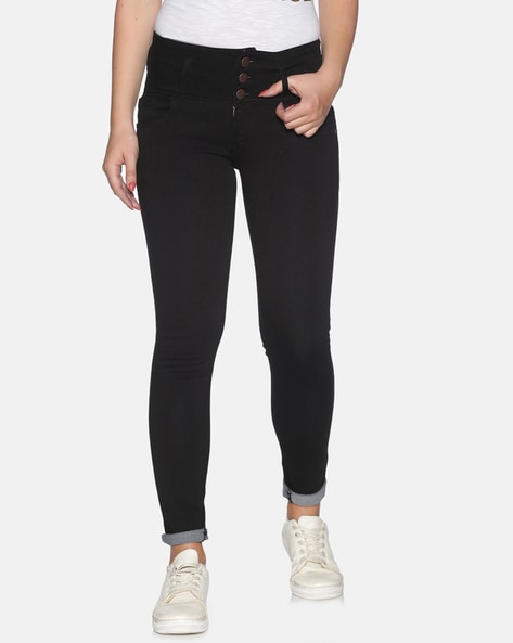 big w ladies black jeans