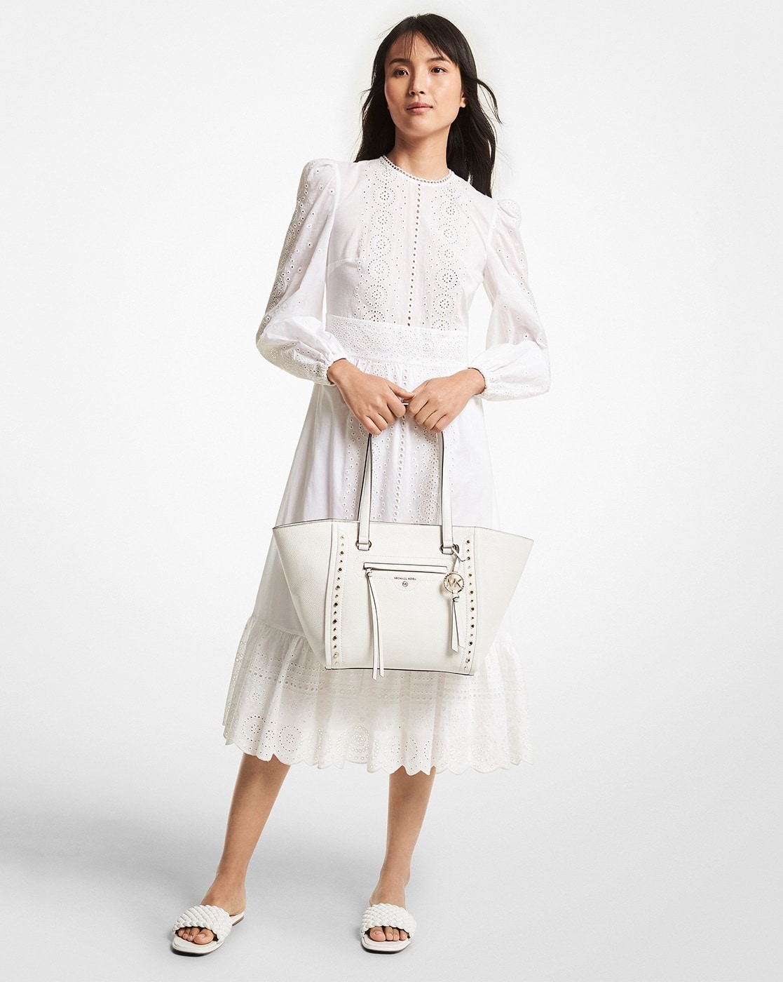 Lace mini dress Michael Kors White size 4 US in Lace  25092080