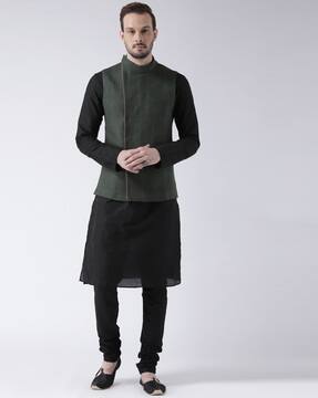 kurta half jacket