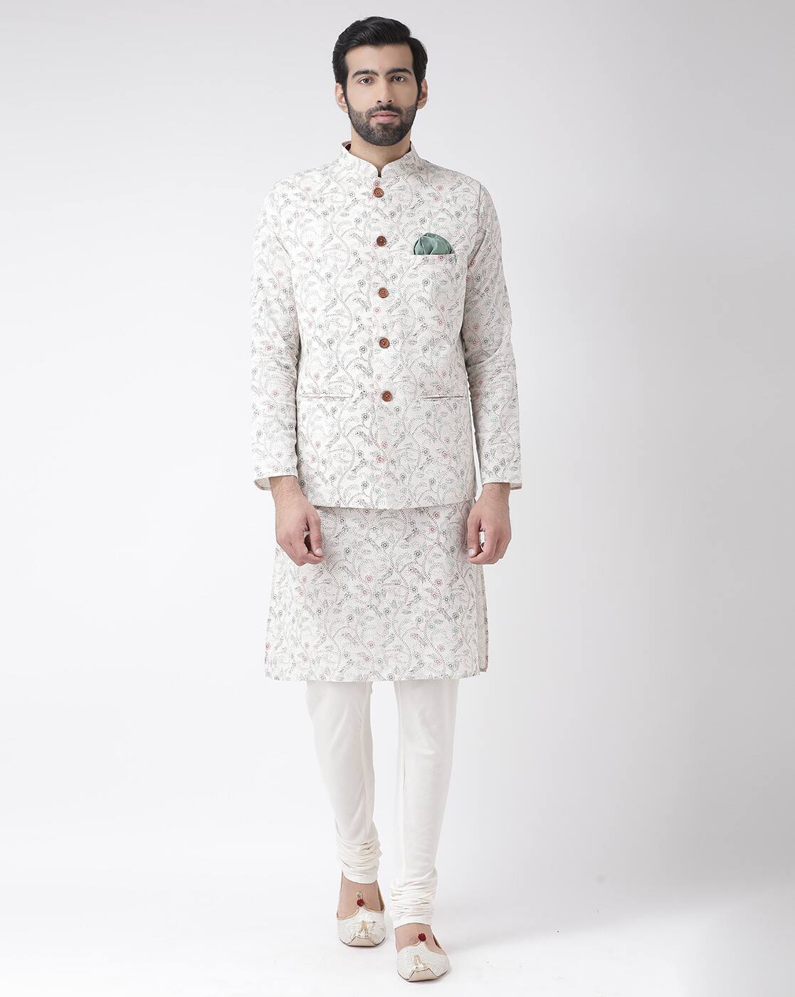 modi jacket with white kurta