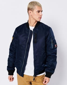blue flight jackets