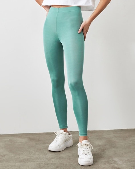 Buy Mint Green Leggings for Women by TRENDYOL Online