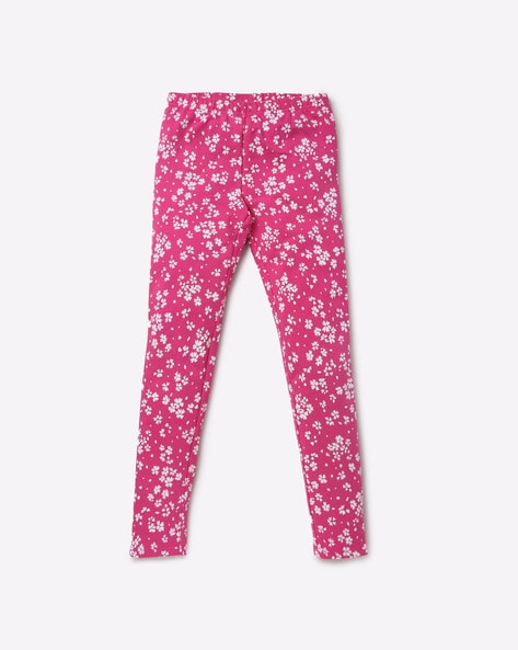 Artie-Bright Pink Ribbed Baby and Girl Leggings | Style My Kid –  Stylemykid.com