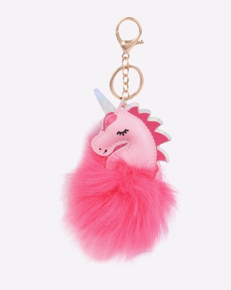 HAMSTER LONDON Unicorn Keychain for Girls (Pink)
