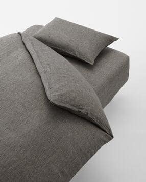 muji Linen Plain Weave Queen Duvet Cover-picture-39