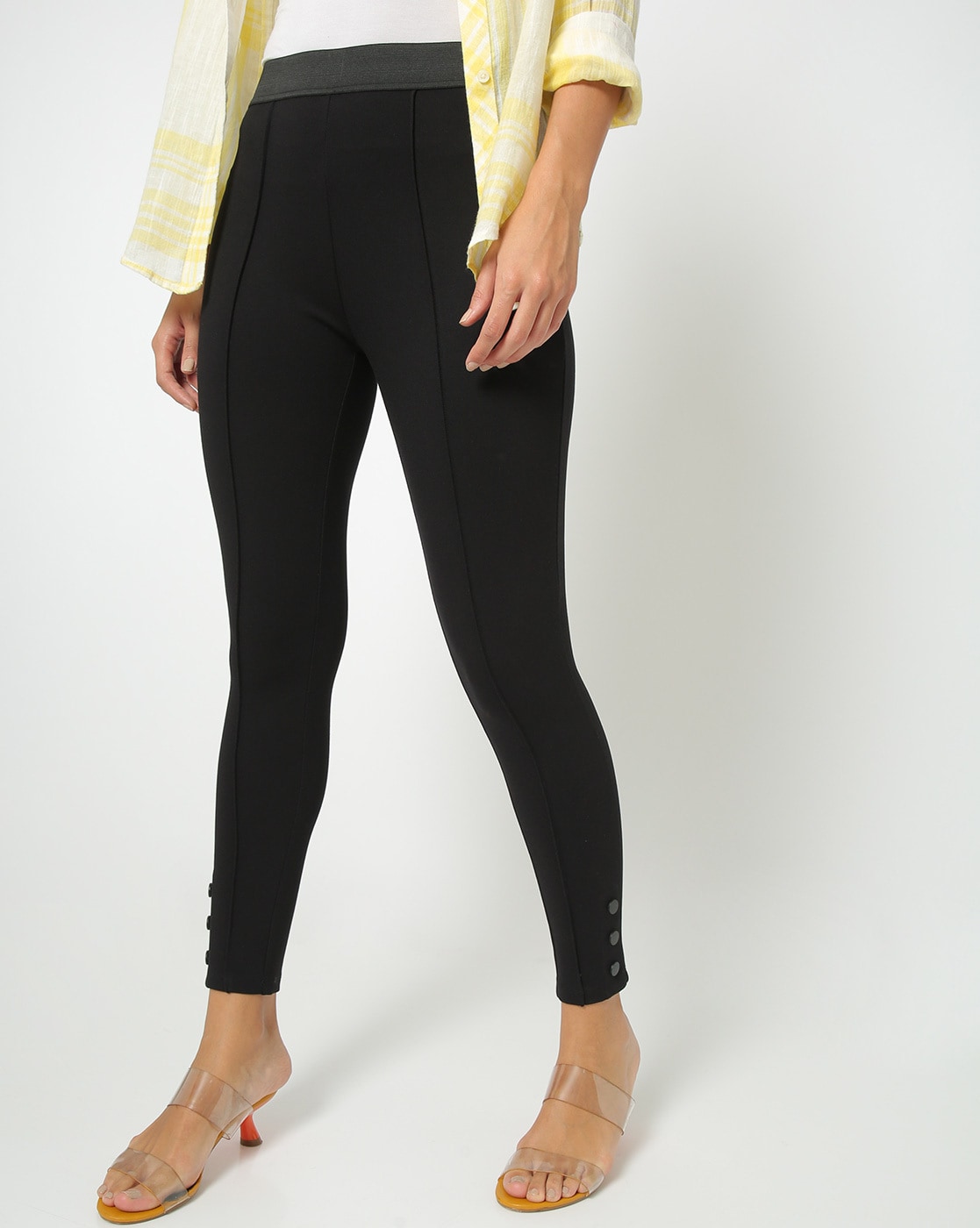 Buy Black Trousers & Pants for Women by Uniquest Online