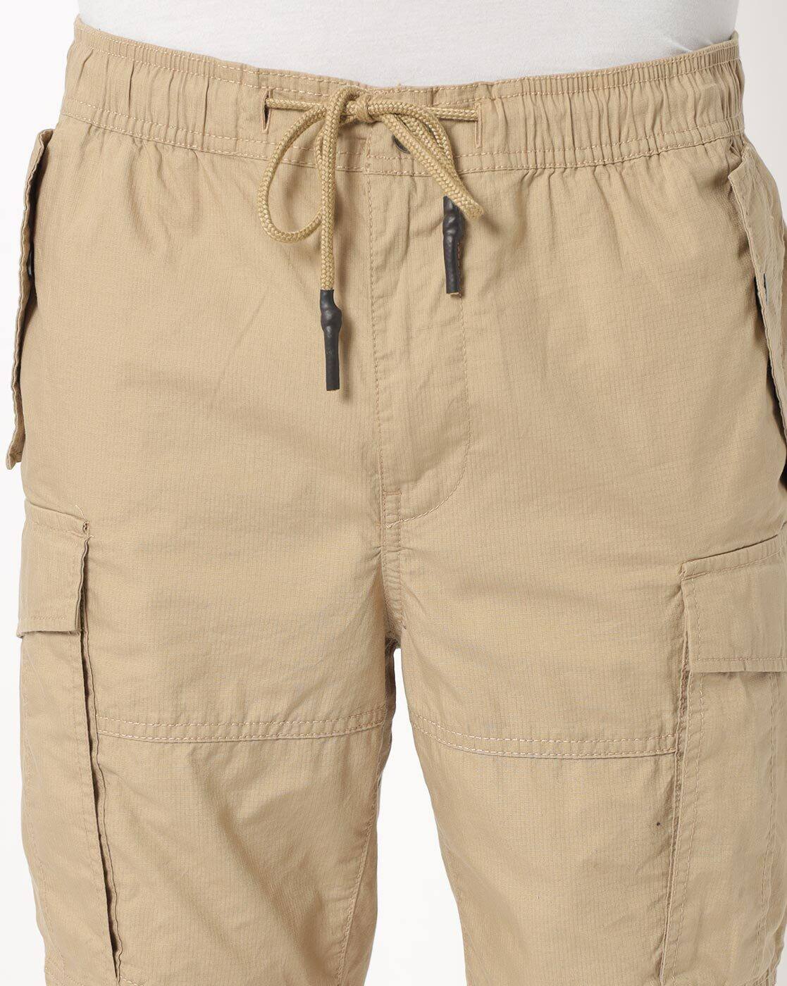 Buy Khaki Shorts \u0026 3/4ths for Men by 
