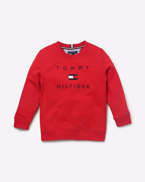 crew neck tommy hilfiger boys sweatshirts