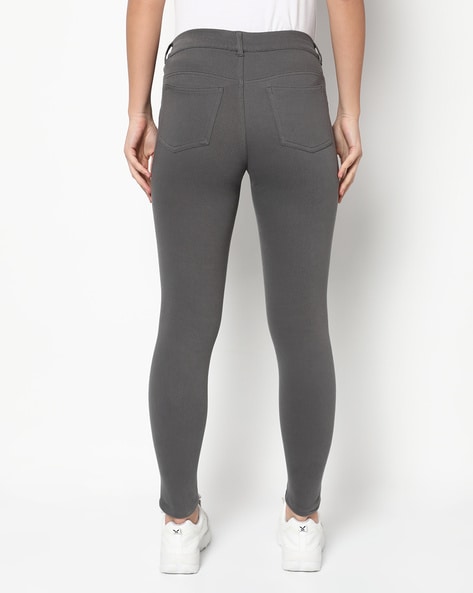 Buy Grey Trousers & Pants for Women by Fig Online