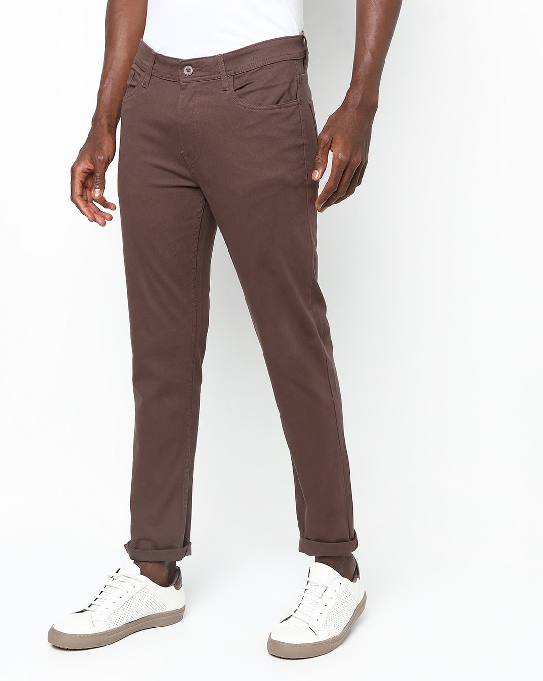 Shop Latest Cotton Brown Pants for Men Online in India