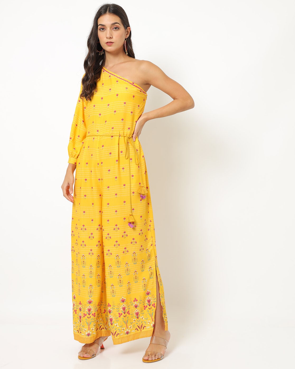 global desi yellow jumpsuit