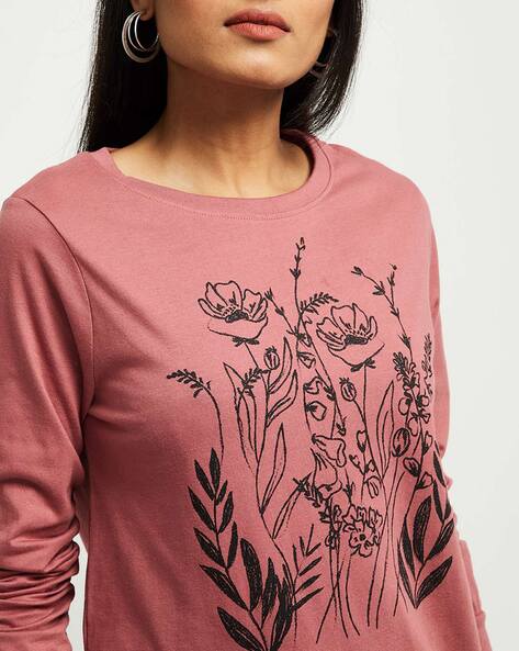 Buy Pink Sweatshirt & Hoodies for Women by MAX Online