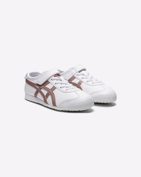 Benzer Shoes | Onitsuka Tiger Sneakers Mexico 66 Slip On White Spruce Green