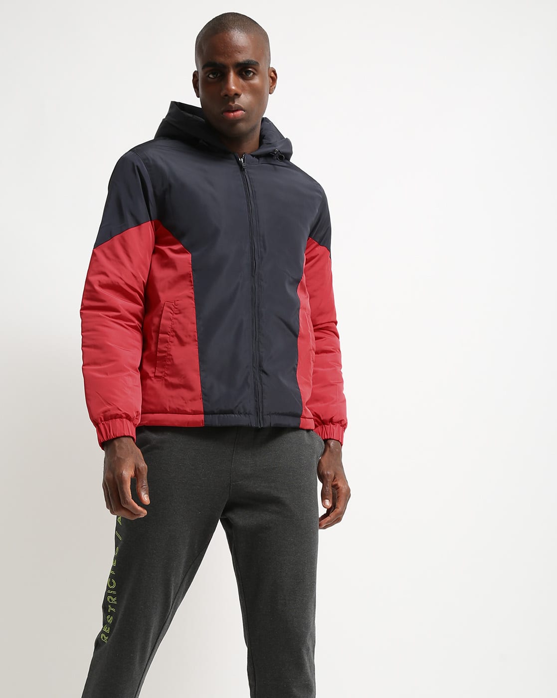 ジャケット・アウター SQUEEZED DESIGN WIND SHIRT DARK NAVY Buy Dollar Men's Polyester Solid Windcheater Jacket With Zipper