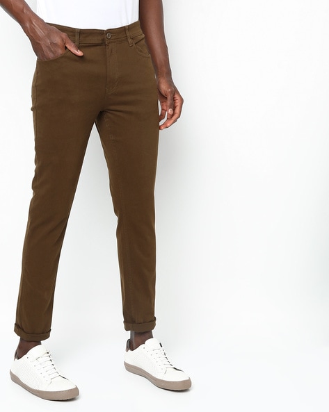 Regular Fit Ripstop cargo trousers - Dark brown - Men | H&M IN