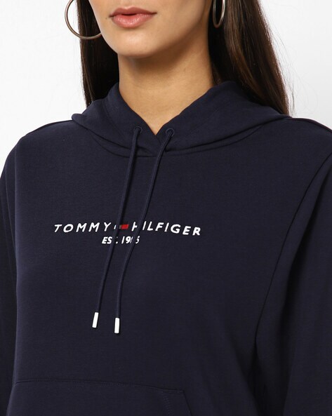 Dark blue sale tommy hilfiger hoodie