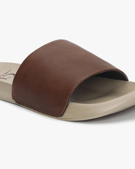 Buy Tan Flip Flop \u0026 Slippers for Men by 
