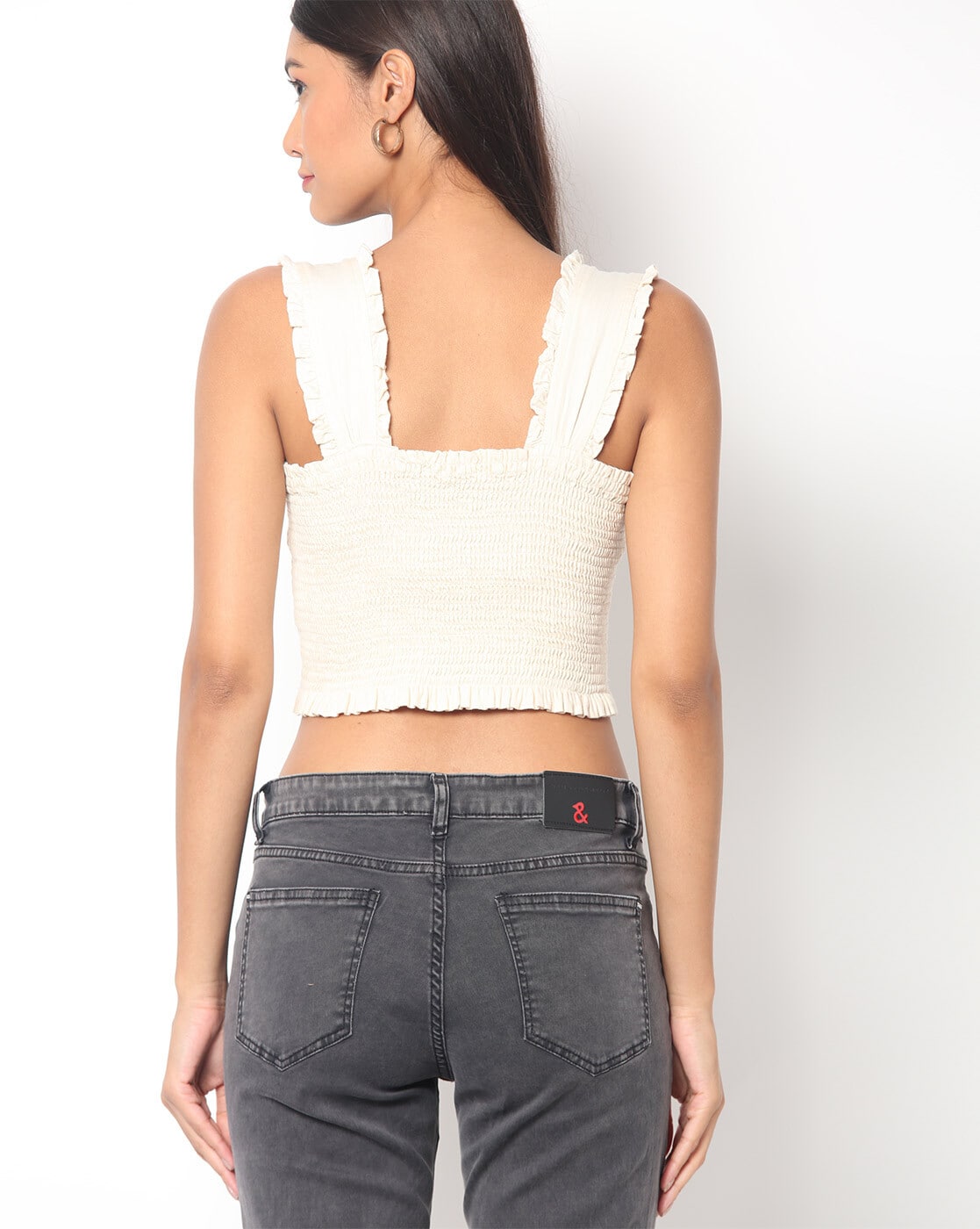 Buy Spanx Square Neck Crop Top - Multi At 41% Off