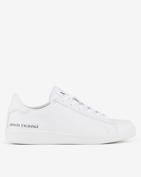 Armani Exchange Sneakers In With Contrasting Back in White | Lyst
