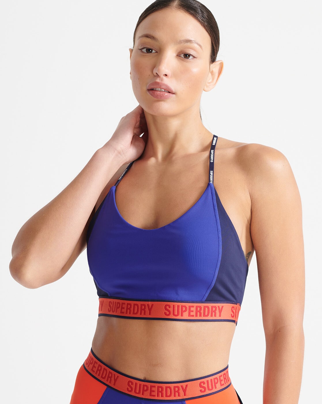 Alpha Sports Bra with Zip Accent