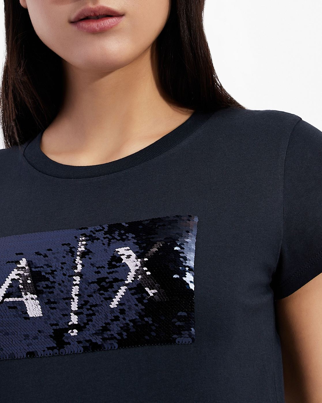 Buy Navy Blue Tshirts for Women by ARMANI EXCHANGE Online 