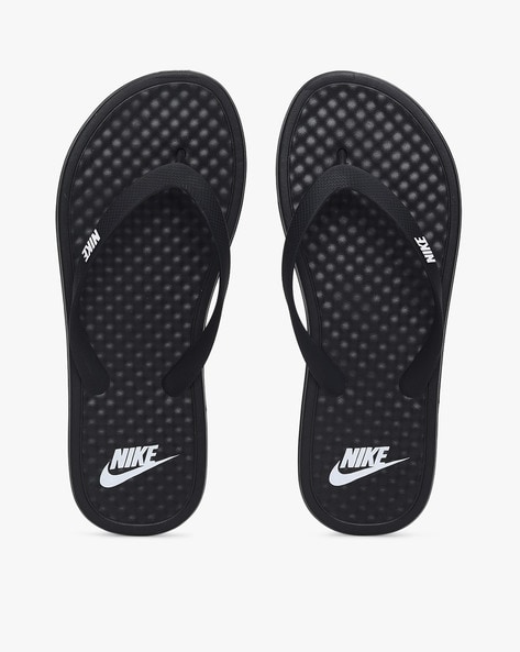 Nike Womens Slides Ondeck Flip Flop Black/White