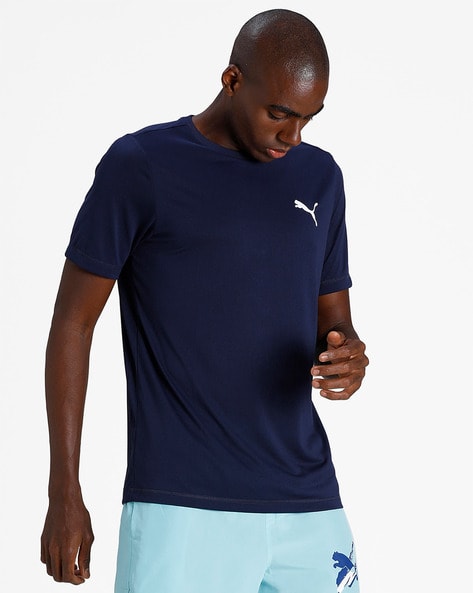 Navy Buy Tshirts Men Online for Puma by
