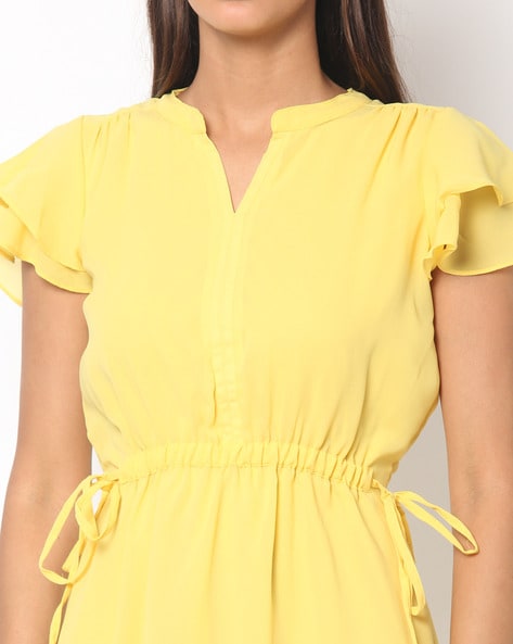 Buy Yellow Dresses for Women by Encrustd Online | Ajio.com