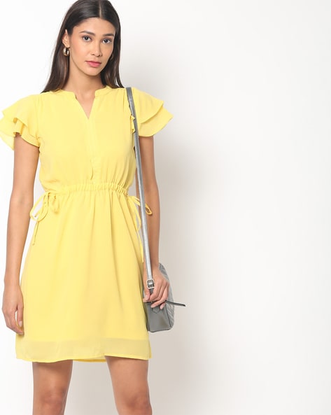 Buy Yellow Dresses for Women by RIO Online | Ajio.com