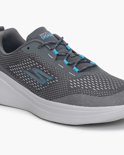 Skechers charcoal best sale running shoes