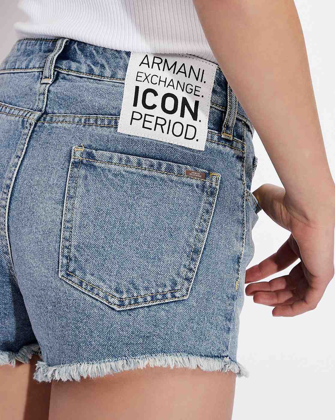 Buy Blue Shorts for Women by ARMANI EXCHANGE Online Ajio